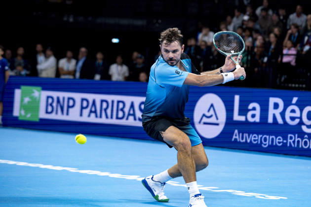 TENNIS : ATP, Tennis Herren 250 - Grand Tennis AURA - Decines (France) 21 10 2026 Stan Wawrinka (SUI) vs Martin Landaluce (ESP) during the tournament of the Auvergne Rhône-Alpes Grand Prix at the LDLC Arena in Décines on October 21, 2026. Photo Sandrine Thesillat PsNewZ  Copyright: xSandrinexTHESILLATx