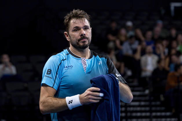 TENNIS : ATP, Tennis Herren 250 - Grand Tennis AURA - Decines (France) 21 10 2026 Stan Wawrinka (SUI) vs Martin Landaluce (ESP) during the tournament of the Auvergne Rhône-Alpes Grand Prix at the LDLC Arena in Décines on October 21, 2026. Photo Sandrine Thesillat PsNewZ  Copyright: xSandrinexTHESILLATx