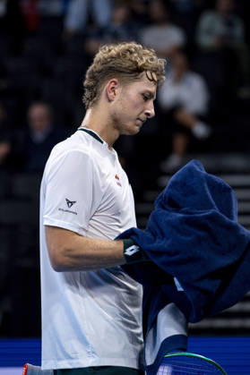 TENNIS : ATP, Tennis Herren 250 - Grand Tennis AURA - Decines (France) 21 10 2026 Stan Wawrinka (SUI) vs Martin Landaluce (ESP) during the tournament of the Auvergne Rhône-Alpes Grand Prix at the LDLC Arena in Décines on October 21, 2026. Photo Sandrine Thesillat PsNewZ  Copyright: xSandrinexTHESILLATx