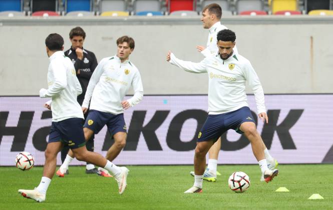 Union s Adem Zorgane pictured during a training session of Belgian soccer team Royale Union Saint-Gilloise, Wednesday 21 October 2026 in Dusseldorf, Germany, in preparation of tomorrow s game against Israeli Hapoel Be er Sheva F.C. on the third day of the UEFA Europa League league phase. The game was moved to Dusseldorf, as Belgian cities refused to host for security reasons. VIRGINIExLEFOUR  x190509137x