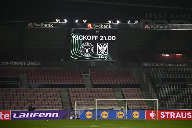 FC Midtjylland v Sint-Truidense VV - UEFA Conference League Media Activities 21 10 2026 HERNING, DENMARK - OCTOBER 21 : illustration picture stadium pictured during a training session ahead of the UEFA Conference League 2026 27 League Phase matchday 2 match between FC Midtjylland and Sint-Truidense VV on October 21, 2026 in Herning, Denmark, 21 10 2026 Herning Denmark  Copyright: xTomasxSiskx