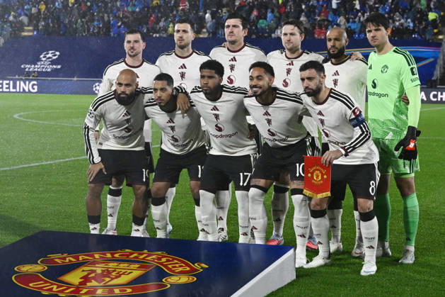 Cm Como 21 10 2026 - Champions League Como Manchester United, ManU foto Cristiano Mazzi Image nella foto: formazione Manchester United 