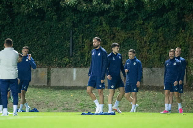 Dinamo Zagreb training session GNK Dinamo Zagreb players attend a training session at Stadion Maksimir in Zagreb, Croatia on October 21, 2026 ahead of the UEFA Europa League League Phase Matchday 3 football match between GNK Dinamo Zagreb and N.E.C. Nijmegen.  LukaxAntunac PIXSELL