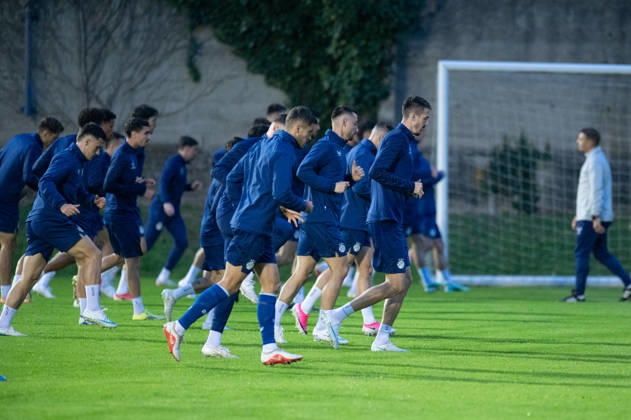 Dinamo Zagreb training session GNK Dinamo Zagreb players attend a training session at Stadion Maksimir in Zagreb, Croatia on October 21, 2026 ahead of the UEFA Europa League League Phase Matchday 3 football match between GNK Dinamo Zagreb and N.E.C. Nijmegen.  LukaxAntunac PIXSELL