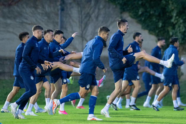 Dinamo Zagreb training session GNK Dinamo Zagreb players attend a training session at Stadion Maksimir in Zagreb, Croatia on October 21, 2026 ahead of the UEFA Europa League League Phase Matchday 3 football match between GNK Dinamo Zagreb and N.E.C. Nijmegen.  LukaxAntunac PIXSELL