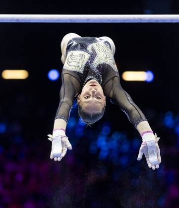 ROTTERDAM - Sofia Tonelli (ITA) during the team final at the World Gymnastics Championships in Rotterdam Ahoy. IRIS VAN DEN BROEK ANP xVIxANPxSportx xxANPxIVx 573181563 originalFilename: 573181563.jpg