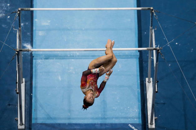 2026 Artistic Gymnastics World Championships, Day 5, Women s Team Final 261021 Qingying Zhang of China competes in uneven bars during women s team final on day five of the 2026 Artistic Gymnastics World Championships on October 21, 2026 in Rotterdam. Photo: Joel Marklund BILDBYRÅN kod JM JM0863 bbeng artistisk gymnastik artistic gymnastics gymnastik-vm vm artistic gymnastics world championships final lagfinal team final dam Copyright: JOELxMARKLUND BB261021JM012