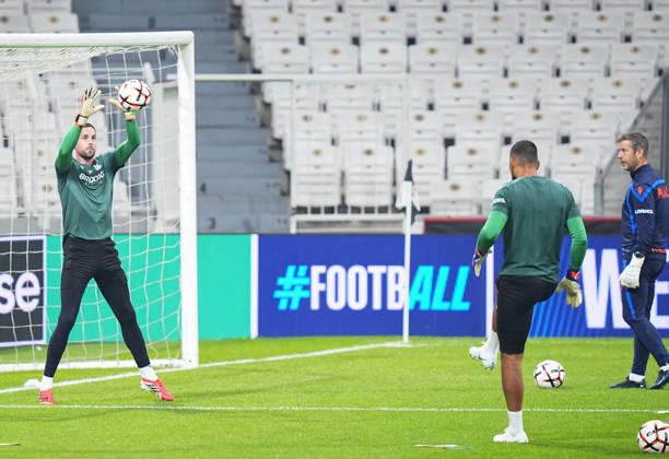 Ahead of Besiktas v Crystal Palace - UEFA Europa League ISTANBUL, TURKIYE - OCTOBER 21: Remi Matthews of Crystal Palace takes part in a training session at Tupras Stadium ahead of UEFA Europa League football match against Besiktas in Istanbul, Turkiye on October 21, 2026. Esra Bilgin Anadolu Istanbul Turkey. Editorial use only. Please get in touch for any other usage.  Copyright: x2026xAnadoluxEsraxBilginx