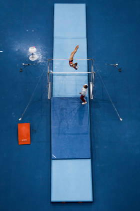 2026 Artistic Gymnastics World Championships, Day 5, Women s Team Final 261021 Qiyuan Qiu of China competes in uneven bars during women s team final on day five of the 2026 Artistic Gymnastics World Championships on October 21, 2026 in Rotterdam. Photo: Joel Marklund BILDBYRÅN kod JM JM0863 bbeng artistisk gymnastik artistic gymnastics gymnastik-vm vm artistic gymnastics world championships final lagfinal team final dam Copyright: JOELxMARKLUND BB261021JM015