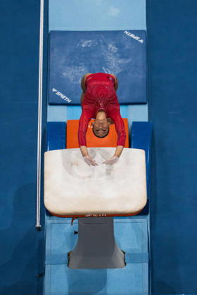 2026 Artistic Gymnastics World Championships, Day 5, Women s Team Final 261021 Maiana Prat of France competes in vault during women s team final on day five of the 2026 Artistic Gymnastics World Championships on October 21, 2026 in Rotterdam.c Photo: Joel Marklund BILDBYRÅN kod JM JM0863 bbeng artistisk gymnastik artistic gymnastics gymnastik-vm vm artistic gymnastics world championships final lagfinal team final dam frankrike france Copyright: JOELxMARKLUND BB261021JM025