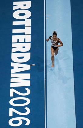 2026 Artistic Gymnastics World Championships, Day 5, Women s Team Final 261021 Rina Kishi of Japan competes in vault during women s team final on day five of the 2026 Artistic Gymnastics World Championships on October 21, 2026 in Rotterdam. Photo: Joel Marklund BILDBYRÅN kod JM JM0863 bbeng artistisk gymnastik artistic gymnastics gymnastik-vm vm artistic gymnastics world championships final lagfinal team final dam Copyright: JOELxMARKLUND BB261021JM031