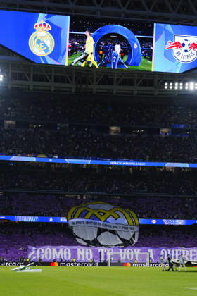 Real Madrid v RB Leipzig - UEFA Champions League 2026 27 League Phase MD3 MADRID, SPAIN - OCTOBER 21: Real Madrid fans make a choreography during the ceremony prior to the UEFA Champions League 2026 27 League Phase MD3 match between Real Madrid and RB Leipzig at Santiago Bernabeu Stadium on October 21, 2026 in Madrid, Spain. Madrid Santiago Bernabeu Spain Copyright: x2026xGokhanxTaner PSxImagesxGokhanxTaner PSxImagesx