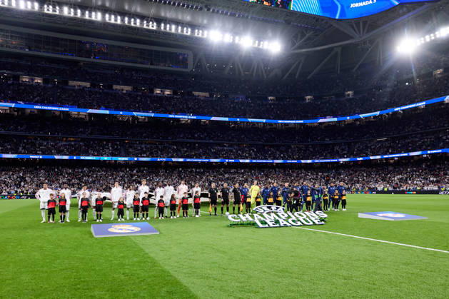 October 21, 2026, Madrid, Madrid, Spain: Real Madrid and RB Leipzig during UEFA Champions League football match between Real Madrid CF and RB Leipzig at Santiago Bernabeu Stadium in Madrid, Spain, October 21, 2026 Madrid Spain - ZUMAa206 20261021_zsp_a206_008 Copyright: xRubenxAlbarranx