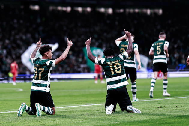 October 21, 2026, Lisboa, Lisboa, Portugal: Luis Suarez of Sporting Clube de Portugal celebrates scoring his sides first goal of the match during the UEFA Champions League first round MD-3 football match between Sporting CP and Lask Linz, in Lisbon on October 21, 2026. Sporting CP X Lask Linz - UEFA Champions League 2026 27 League Phase MD3  - ZUMAg283 20261021_zsp_g283_009 Copyright: xJoaoxGregoriox
