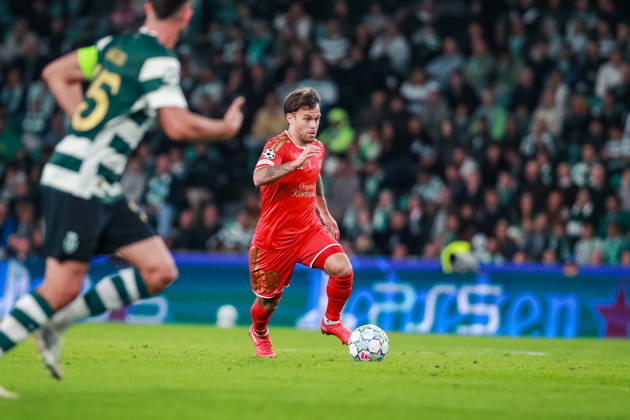 SOCCER - UEFA CL, Sporting vs LASK LISBON,PORTUGAL,21.OCT.26 - SOCCER - UEFA Champions League, Sporting Club de Portugal vs Linzer ASK. Image shows Sascha Horvath (LASK).  GEPAxpictures xManuelxBinder