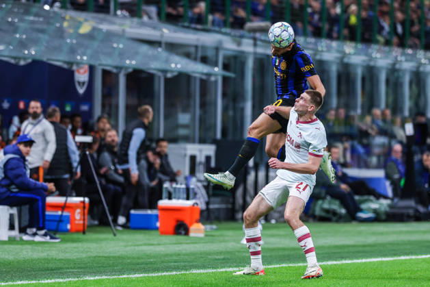 Hakan Calhanoglu of FC Internazionale seen in action during UEFA Champions League 2026 27 League Phase - Matchday 3 football match between FC Internazionale and FC Shakhtar Donetsk. Italy Copyright: xBEAUTIFULxSPORTS Carabellix