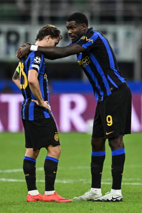 Db Milano 21 10 2026 - Champions League Inter-Shakhtar Donetsk foto Daniele Buffa Image nella foto: Nicolo™ Barella-Marcus Thuram 
