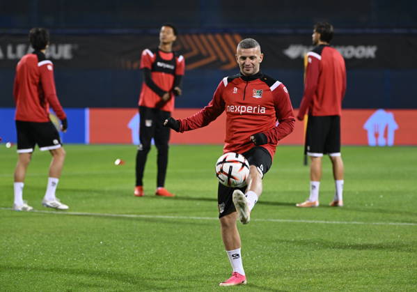 Croatia, Zagreb, 21.10.2026. Maksimir Stadium. NEC Nijmegen training session ahead of tomorrow s Europa League match against GNK Dinamo. In the photo: Bryan Linssen. Photo: Damir Krajac CROPIX