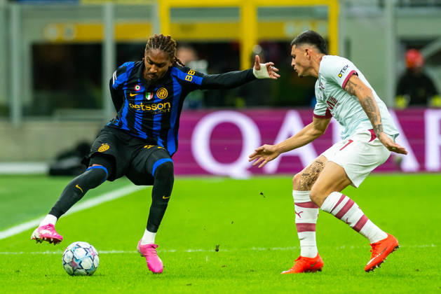 Djed Spence seen during UEFA Champions League 2026 27 league phase game between Internazionale Milano and FC Shakhtar Donetsk (Gleb Soboliev Ball Raw Images) Milan San Siro Italy Copyright: xGlebxSobolievx glebsoboliev_inter_shakhtar_016
