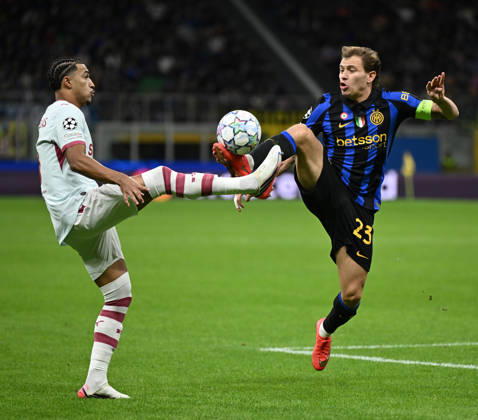 Db Milano 21 10 2026 - Champions League Inter-Shakhtar Donetsk foto Daniele Buffa Image nella foto: Nicolo™ Barella-Kaua Elias 