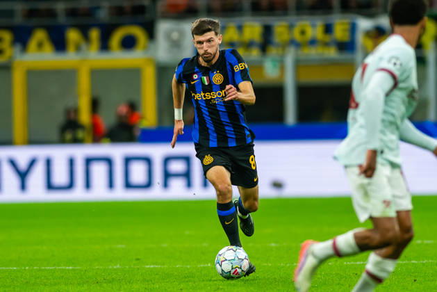 Petar Sucic seen during UEFA Champions League 2026 27 league phase game between Internazionale Milano and FC Shakhtar Donetsk (Gleb Soboliev Ball Raw Images) Milan San Siro Italy Copyright: xGlebxSobolievx glebsoboliev_inter_shakhtar_048