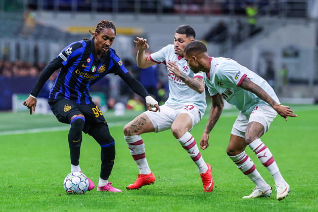 SOCCER - UEFA Champions League - Inter - FC Internazionale vs. Shakhtar Donetsk Photo by IPA ABACAPRESS.COM90001645 - Djed Spence of FC Internazionale in action during the 2026 27 UEFA Champions League group stage—Matchday 3—in the soccer match between FC Internazionale and FC Shakhtar Donetsk. Milan Italy  Copyright: xIPAxSport ABACAx