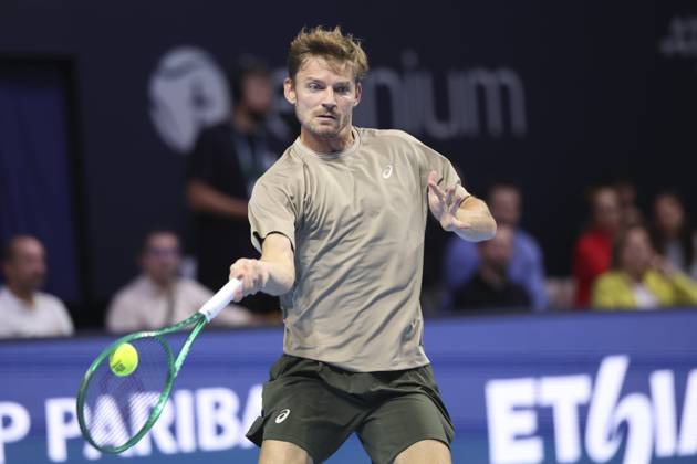 Goffin v Michelsen BNP Paribas Fortis European Open Tennis - 22 10 2026 BRUSSELS, BELGIUM - OCTOBER 22 : David Goffin (BEL) playing against Alex Michelsen (USA) during the BNP Paribas Fortis European Open Round of 16 pictured on October 22, 2026 in Brussels, Belgium, 22 10 2026 Brussels Belgium  Copyright: xXpix