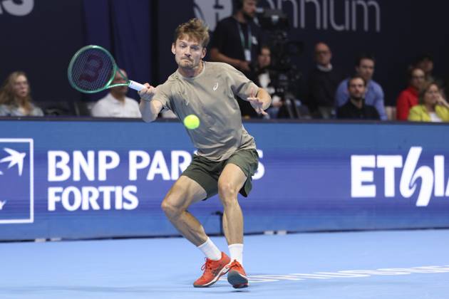 Goffin v Michelsen BNP Paribas Fortis European Open Tennis - 22 10 2026 BRUSSELS, BELGIUM - OCTOBER 22 : David Goffin (BEL) playing against Alex Michelsen (USA) during the BNP Paribas Fortis European Open Round of 16 pictured on October 22, 2026 in Brussels, Belgium, 22 10 2026 Brussels Belgium  Copyright: xXpix