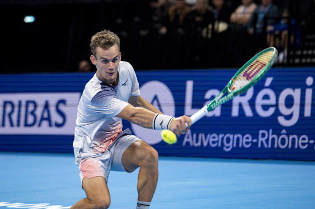 TENNIS : ATP, Tennis Herren 250 - Grand Prix Tennis AURA - Decines (France) 22 10 2026 Valentin Vacherot lost in three sets to Luca Van Assche during the tournament of the Auvergne Rhône-Alpes Grand Prix at the LDLC Arena in Décines on October 22, 2026. Photo Sandrine Thesillat PsNewZ  Copyright: xSandrinexTHESILLATx