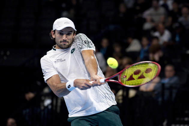 TENNIS : ATP, Tennis Herren 250 - Grand Prix Tennis AURA - Decines (France) 22 10 2026 Valentin Vacherot lost in three sets to Luca Van Assche during the tournament of the Auvergne Rhône-Alpes Grand Prix at the LDLC Arena in Décines on October 22, 2026. Photo Sandrine Thesillat PsNewZ  Copyright: xSandrinexTHESILLATx
