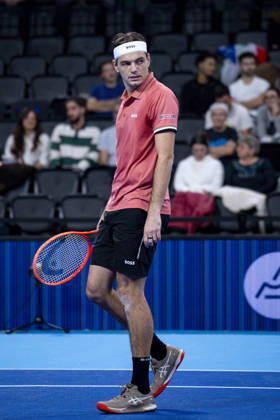 TENNIS : ATP, Tennis Herren 250 - Grand Prix Tennis AURA - Decines (France) 22 10 2026 Pierre-Hugues Herbert (FRA) vs Taylor Fritz (USA) during the tournament of the Auvergne Rhône-Alpes Grand Prix at the LDLC Arena in Décines on October 22, 2026. Photo Sandrine Thesillat PsNewZ  Copyright: xSandrinexTHESILLATx