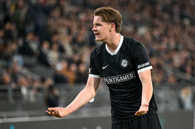 SOCCER - UEFA EL, Sturm vs Marseille GRAZ,AUSTRIA,22.OCT.26 - SOCCER - UEFA Europa League, SK Sturm Graz vs Olympique de Marseille. Image shows Luca Weinhandl (Sturm).  GEPAxpictures xAvnixRetkoceri