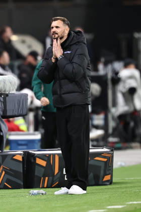SOCCER - UEFA EL, Sturm vs Marseille GRAZ,AUSTRIA,22.OCT.26 - SOCCER - UEFA Europa League, SK Sturm Graz vs Olympique de Marseille. Image shows head coach Fabio Ingolitsch (Sturm).  GEPAxpictures xChrisxBauer