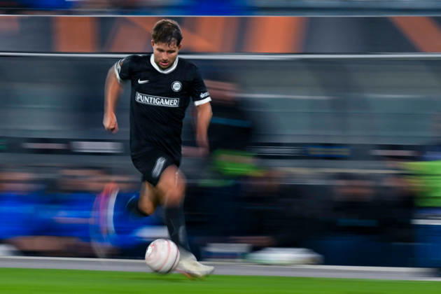 SOCCER - UEFA EL, Sturm vs Marseille GRAZ,AUSTRIA,22.OCT.26 - SOCCER - UEFA Europa League, SK Sturm Graz vs Olympique de Marseille. Image shows Simon Seidl (Sturm).  GEPAxpictures xAvnixRetkoceri