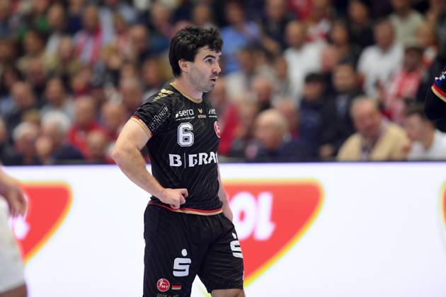 Erik Balenciaga (MT Melsungen 6) enttaeuscht, frustriert, Emotion , GER, MT Melsungen - Orlen Wisla Plocks (POL), Handball, Champions League Maenner, Group Matches, Saison 2026 2027, 22.10.2026, GER, MT Melsungen - Orlen Wisla Plock, CL Maenner, Group Match, Saison 2026 2027, 22.10.2026 Kassel Copyright: xEibner-Pressefotox xRolandxSippelx EP_RSL