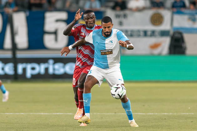 October 22, 2026, Limassol, Limassol, CYPRUS: ANDERSON 33 of Pafos in action during the Conference League Matchday 2 game between Pafos and Riga at Alpha Mega Stadium in Kolossi,Limassol,Cyprus on 22 of October 2026. Limassol CYPRUS - ZUMAk195 20261022_znp_k195_010 Copyright: xXenophonxKarakalosx