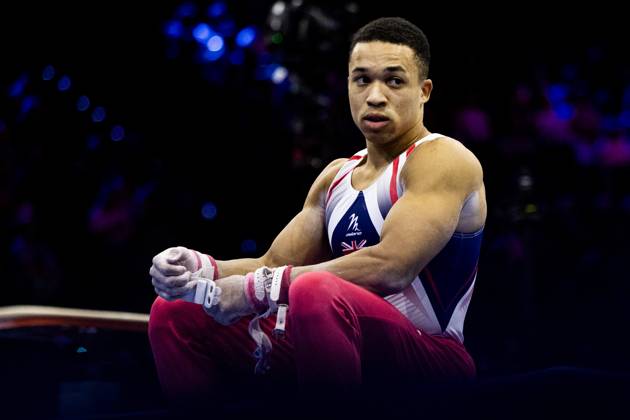 ROTTERDAM - Joe Fraser (GBR) during the All-Around final at the World Gymnastics Championships in Rotterdam Ahoy. IRIS VAN DEN BROEK ANP xVIxANPxSportx xxANPxIVx 573287772 originalFilename: 573287772.jpg