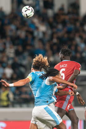 October 22, 2026, Limassol, Limassol, CYPRUS: COLI SACO 6 of Riga in action during the Conference League Matchday 2 game between Pafos and Riga at Alpha Mega Stadium in Kolossi,Limassol,Cyprus on 22 of October 2026. Limassol CYPRUS - ZUMAk195 20261022_znp_k195_032 Copyright: xXenophonxKarakalosx