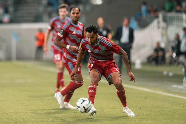 October 22, 2026, Limassol, Limassol, CYPRUS: COLI SACO 6 of Riga in action during the Conference League Matchday 2 game between Pafos and Riga at Alpha Mega Stadium in Kolossi,Limassol,Cyprus on 22 of October 2026. Limassol CYPRUS - ZUMAk195 20261022_znp_k195_036 Copyright: xXenophonxKarakalosx