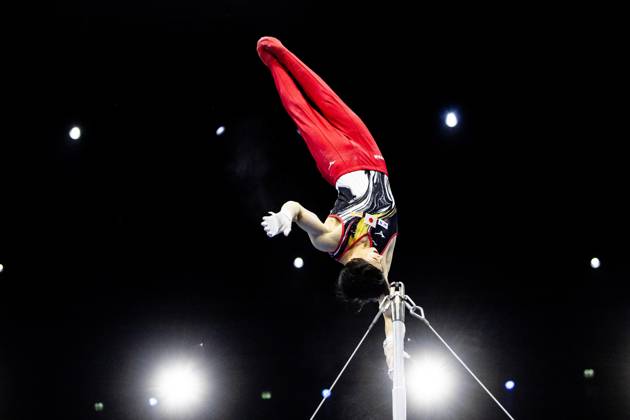 ROTTERDAM - Daiki Hashimoto (JPN) during the All-Around final at the World Gymnastics Championships in Rotterdam Ahoy. IRIS VAN DEN BROEK ANP xVIxANPxSportx xxANPxIVx 573294351 originalFilename: 573294351.jpg