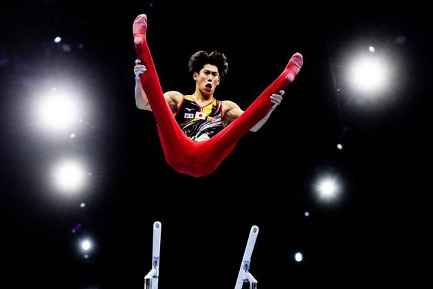 ROTTERDAM - Daiki Hashimoto (JPN) during the All-Around final at the World Gymnastics Championships in Rotterdam Ahoy. IRIS VAN DEN BROEK ANP xVIxANPxSportx xxANPxIVx 573294361 originalFilename: 573294361.jpg