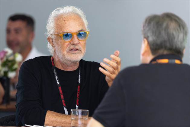 22nd October 2026; Circuit of the Americas, Austin, United States; Formula 1, United States Grand Prix, Arrival Day; Flavio Briatore, Executive Advisor, BWT Alpine Formula One Team in the paddock BobxKupbens
