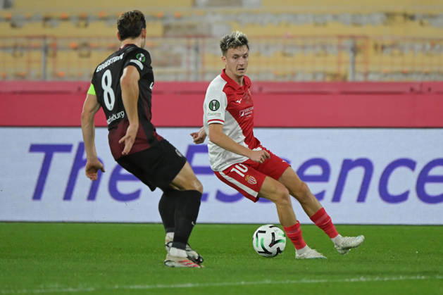 FOOTBALL : AS Monaco VS SC Freiburg - UEFA Conference League - 22 10 2026 Aleksandr Golovin (ASM) - UEFA Conference League match between AS Monaco and SC Freiburg on October 22, 2026 at the Louis II Stadium in Monaco. MonacoMonaco  Copyright: xWilliamxCannarellax