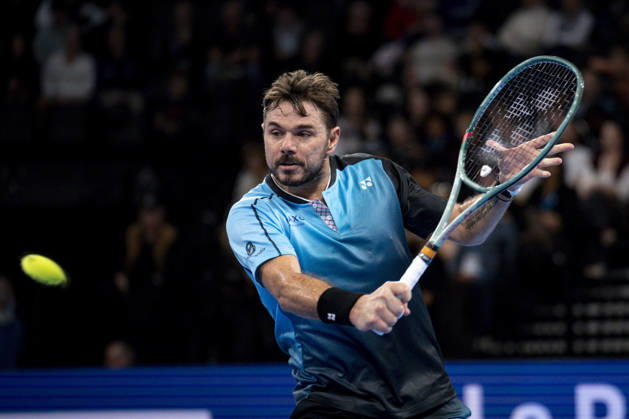 TENNIS : ATP, Tennis Herren 250 - Grand Prix Tennis AURA - Decines (France) 22 10 2026 Flavio Cobolli (ITA) vs Stan Wawrinka (SUI) during the tournament of the Auvergne Rhône-Alpes Grand Prix at the LDLC Arena in Décines on October 22, 2026. Photo Sandrine Thesillat PsNewZ  Copyright: xSandrinexTHESILLATx