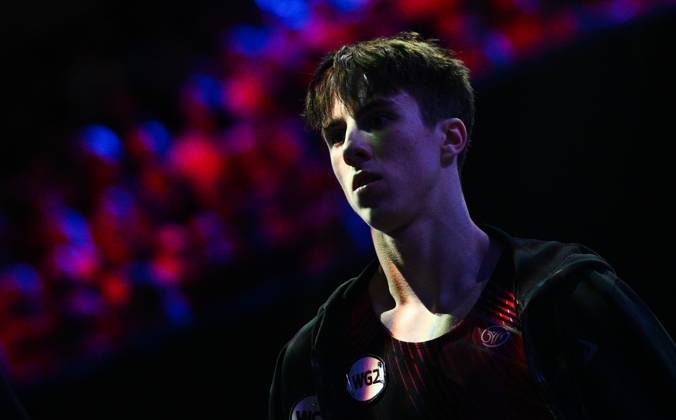 Netherlands Artistic Gymnastics World Championships 9270836 22.10.2026 Arsenii Dukhno of Team World Gymnastics Neutral Athletes 2 is seen during the men s team final at the 2026 World Artistic Gymnastics Championships in Rotterdam, the Netherlands. Alexey Filippov Sputnik Rotterdam Netherlands  Copyright: xAlexeyxFilippovx