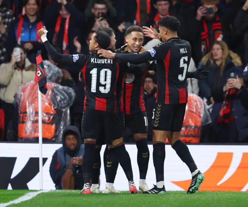 Bournemouth, England, 22nd October 2026. Marcus Tavernier of Bournemouth (c) celebrates scoring their second goal. Again from the penalty spot during the AFC Bournemouth vs AC Milan UEFA Europa League match at the Vitality Stadium, Bournemouth. Picture credit should read: Paul Terry Sportimage EDITORIAL USE ONLY. No use with unauthorised audio, video, data, fixture lists, club league logos or live services. Online in-match use limited to 120 images, no video emulation. No use in betting, games or single club league player publications. SPI_034_PT_Bournmouthmouth_AC_Milan SPI-5092-0034