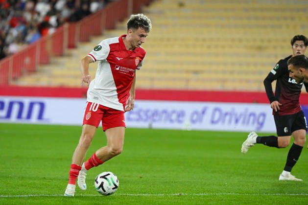 FOOTBALL : AS Monaco VS SC Freiburg - UEFA Conference League - 22 10 2026 Aleksandr Golovin (ASM) - UEFA Conference League match between AS Monaco and SC Freiburg on October 22, 2026 at the Louis II Stadium in Monaco. MonacoMonaco  Copyright: xWilliamxCannarellax