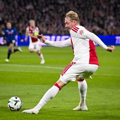 AMSTERDAM - Julian Brandt of Ajax during the UEFA Conference League match between AFC Ajax and Atalanta BC at the Johan Cruijff ArenA on October 22, 2026 in Amsterdam, the Netherlands. OLAF KRAAK ANP UEFA Conference League 2026 27 xVIxANPxSportx xxANPxIVx 573296374 originalFilename: 573296374.jpg