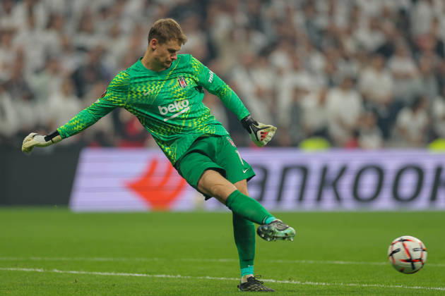2026-10-22 Besiktas JK v Crystal Palace FC - UEFA Europa League 2026 27 League Phase MD3 ISTANBUL, TURKEY - OCTOBER 22: Alexander Nubel of Besiktas JK during the UEFA Europa League 2026 27 League Phase MD3 match between Besiktas JK and Crystal Palace FC at Tupras Stadium on October 22, 2026 in Istanbul, Turkey. (Photo by BSR Agency) Istanbul Turkey Content not available for redistribution in The Netherlands directly or indirectly through any third parties. Copyright: xBSRxAgencyx