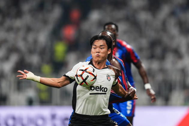 Besiktas v Crystal Palace - UEFA Europa League ISTANBUL, TURKIYE - OCTOBER 22: Hyeon-gyu Oh of Besiktas in action during the UEFA Europa League match between Besiktas and Crystal Palace at Tupras Stadium in Istanbul, Turkiye on October 22, 2026. Hakan Akgun Anadolu Istanbul Turkey. Editorial use only. Please get in touch for any other usage.  Copyright: x2026xAnadoluxHakanxAkgunx